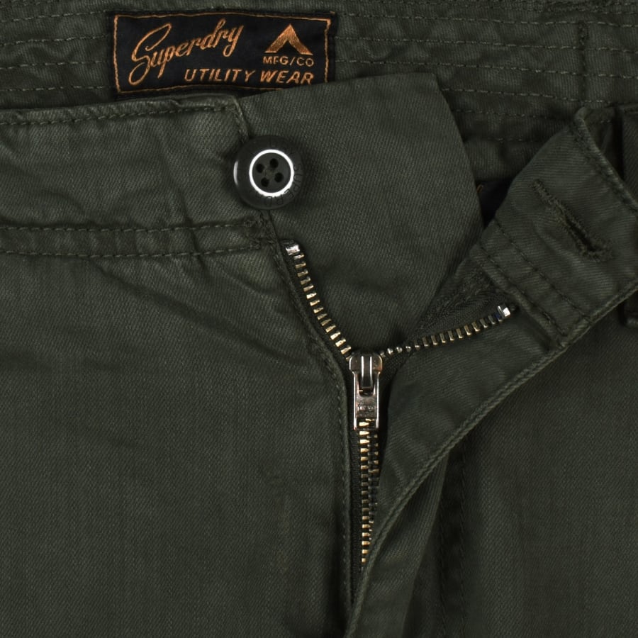 Superdry Core Cargo Trousers Green Mainline Menswear Canada